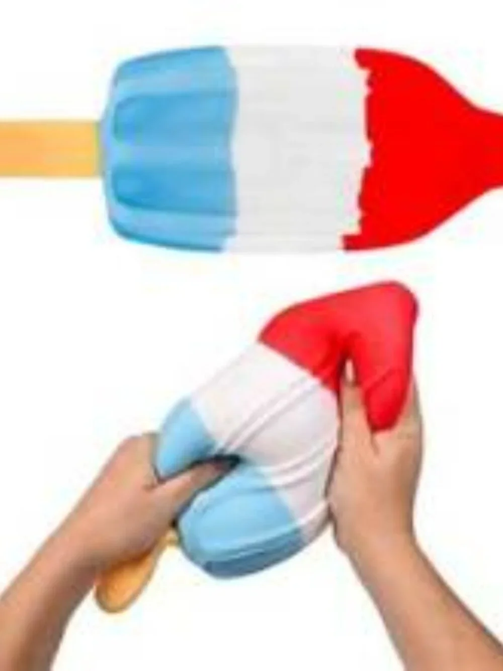 Sunny Days Red White Blue Bomb Pop Popsicle Squishy Toy NWT Sensory Fidget
